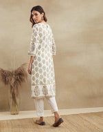 Natural Cotton Long Kurta