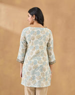 Natural Cotton Hand Block Print Kurta Short