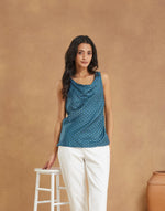 Blue Viscose Top