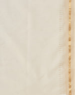 Natural Cotton Silk Blend Hand Block Printed Sari
