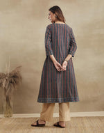 Maroon Cotton Slip & Long Kurta