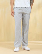Grey Cotton Drawstring Pant