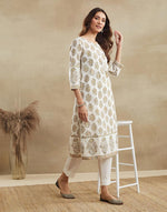 Natural Cotton Long Kurta