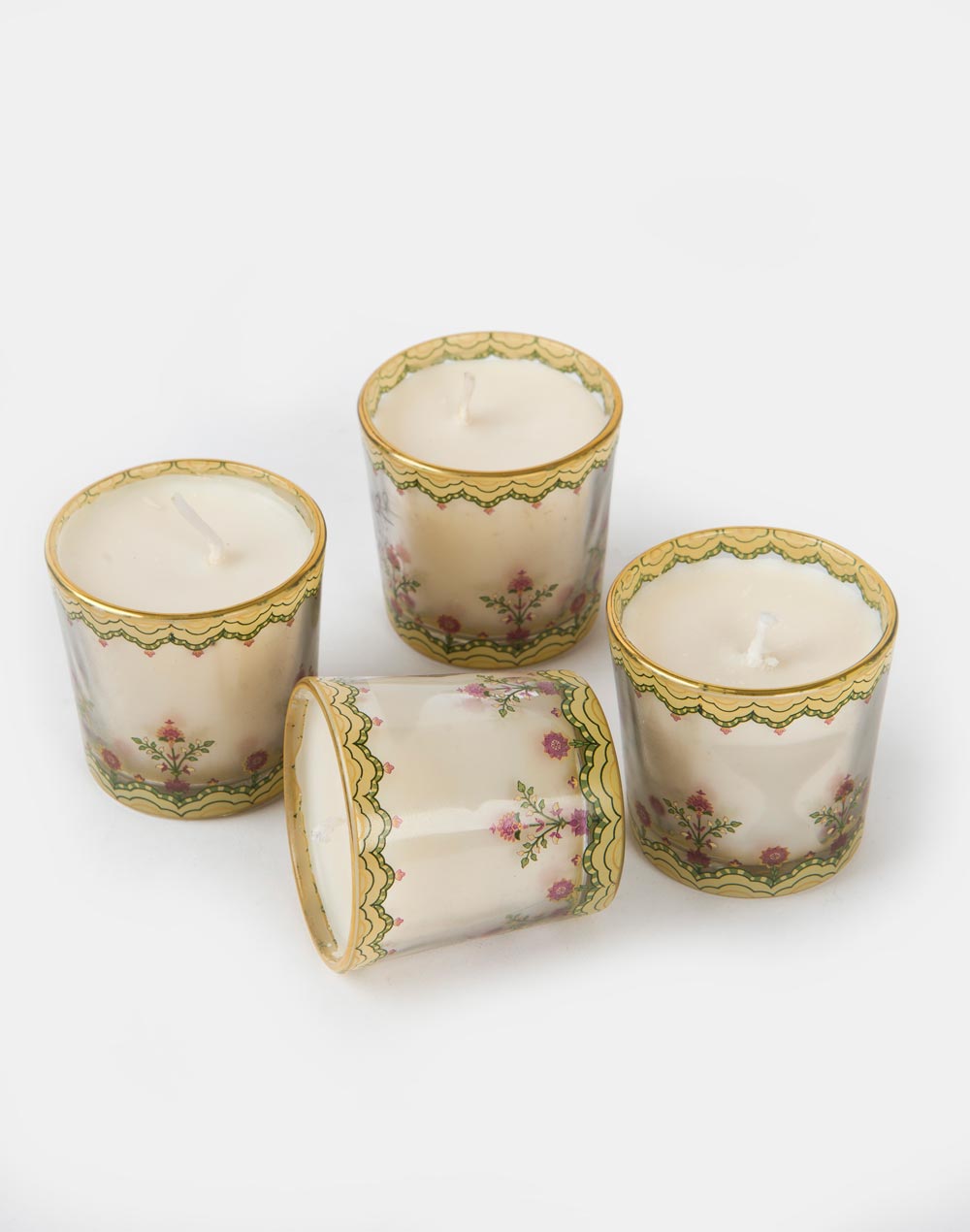 Rukmani Blown Glass Votive Holder | Set Of 4