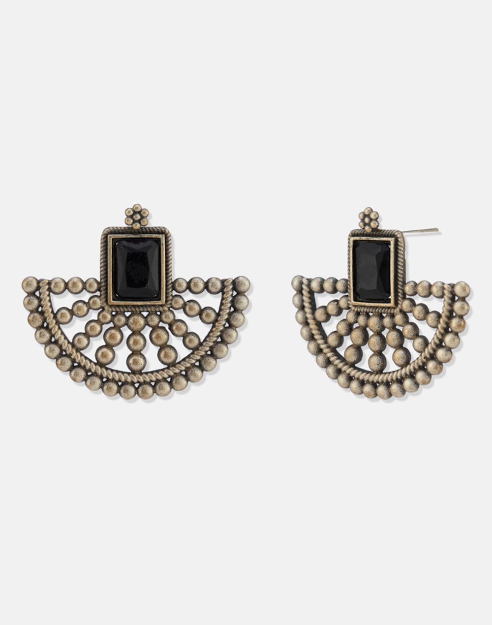 Metal Stud Earrings