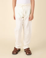 Natural Cotton Pyjama With Elasticated Waistband & Drawstring