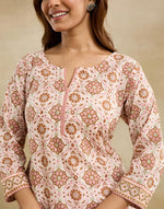 Natural Cotton Long Kurta