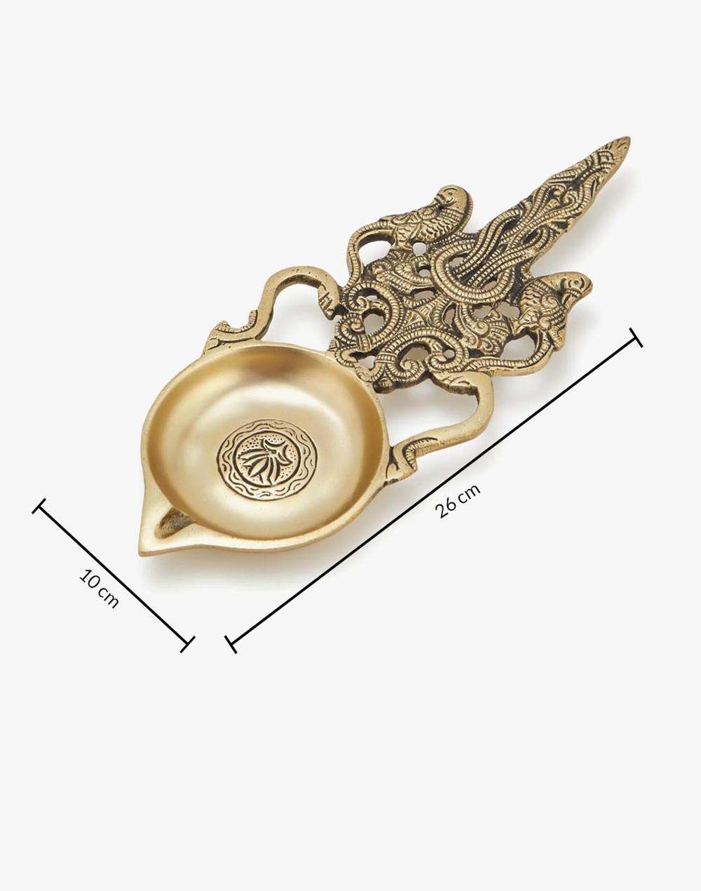 Brass Metal Mehnoor Oil Lamp