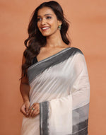 Natural Cotton Silk Blend Woven Wonders Maheshwari Sari