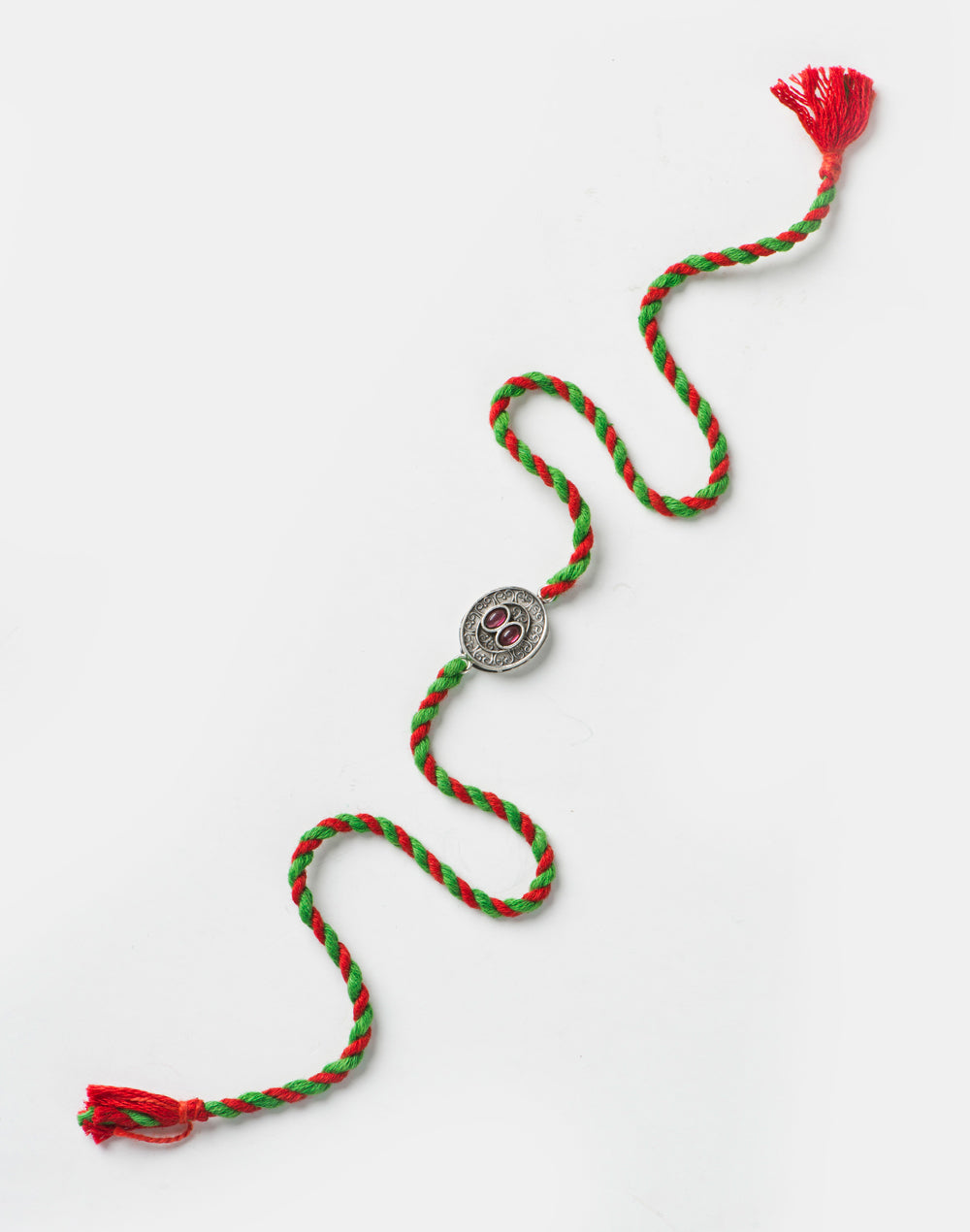 * FREE Multi Metal Geometrical Motif Rakhi - LIMITED