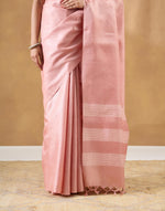 Orange Silk Blend Sari