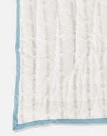Blue Megh Hand Block Printed Cotton Quilt