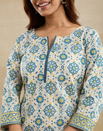Natural Cotton Long Kurta