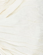Beige Cotton Mull Plain Phunka Crinkle Dupatta