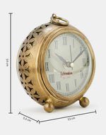 Golden Kavya Metal Table Clock