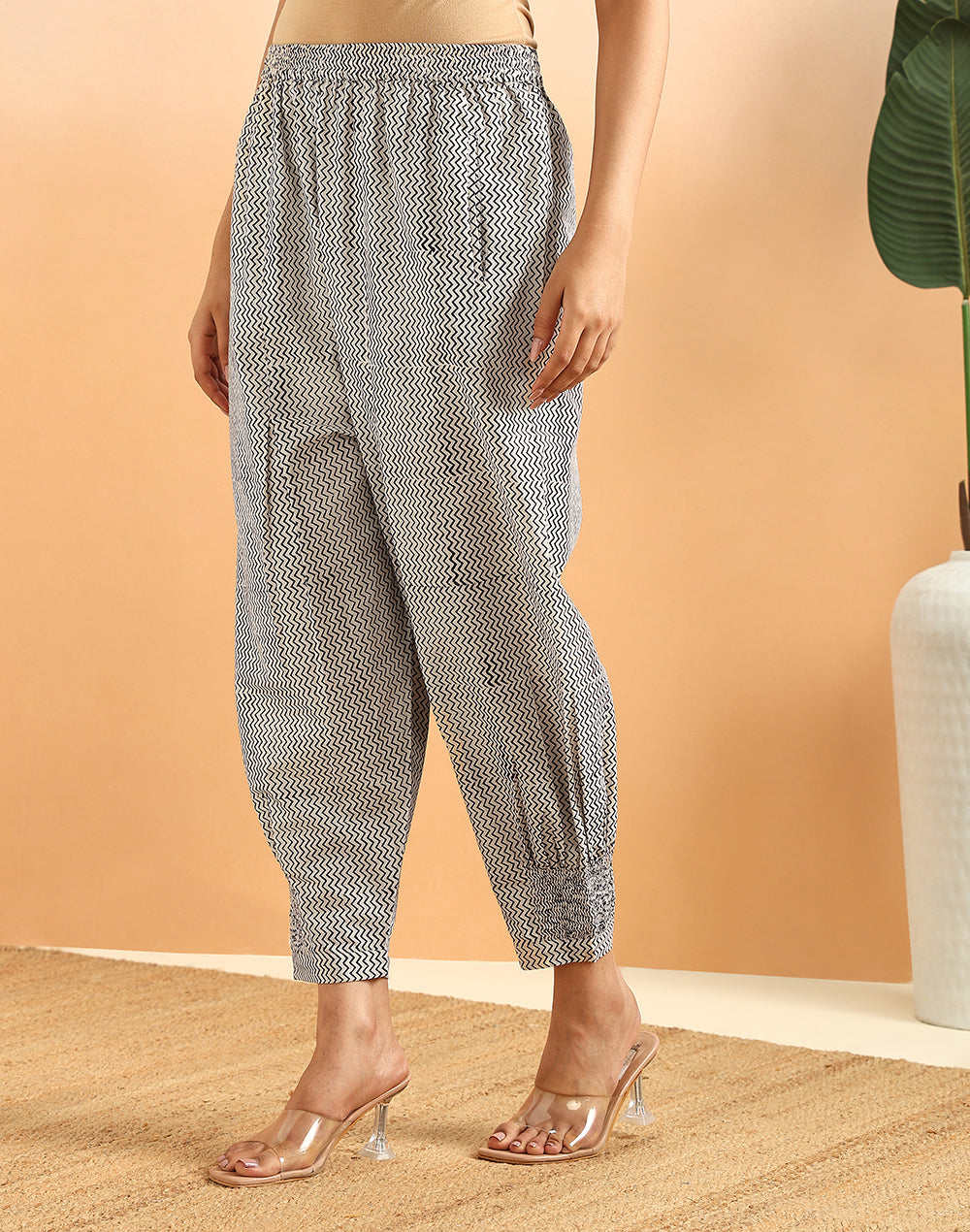 Natural Cotton Bagh Printed Salwar
