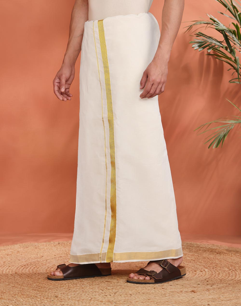 Natural Cotton Blend Dhoti