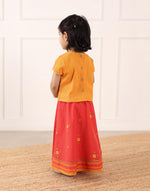 Pink Cotton Dobby 2pc Lehenga Set