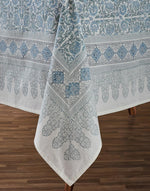 Blue Varsha Printed Cotton Table Cover