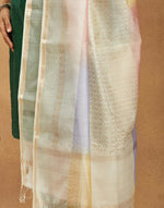 Natural Cotton Silk Blend Hand Block Printed Dupatta