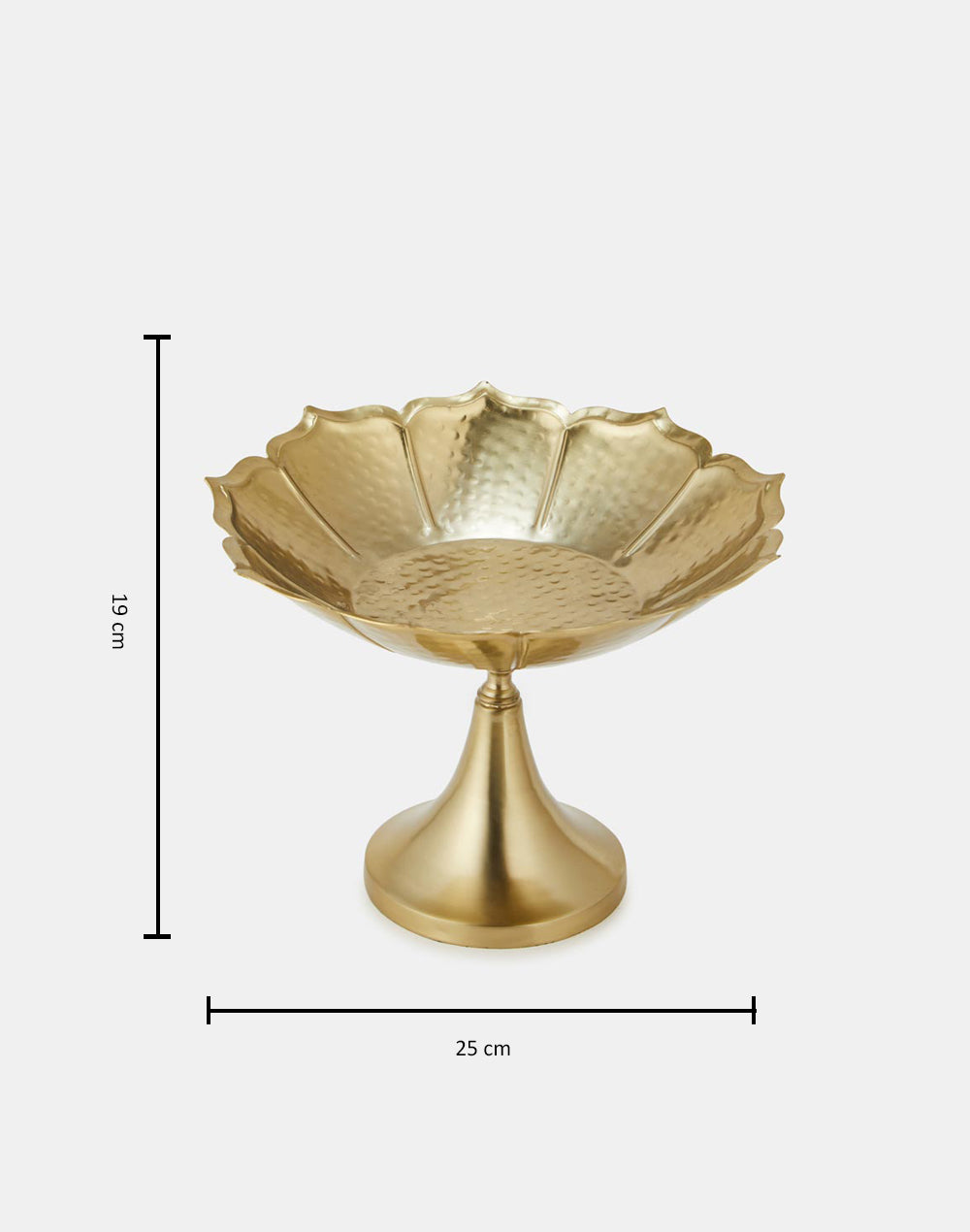 Golden Saroj Hammered Metal Urli