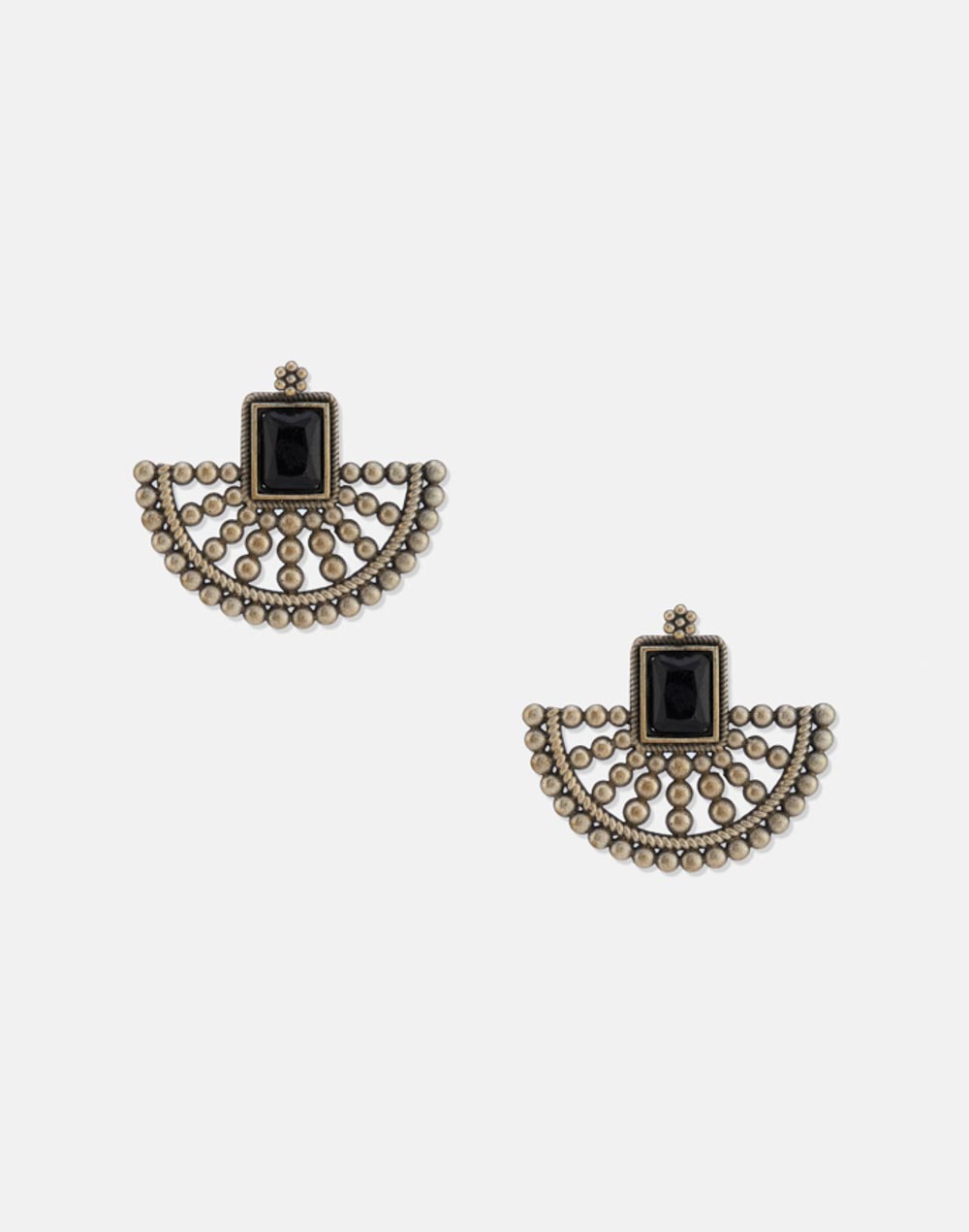 Metal Stud Earrings