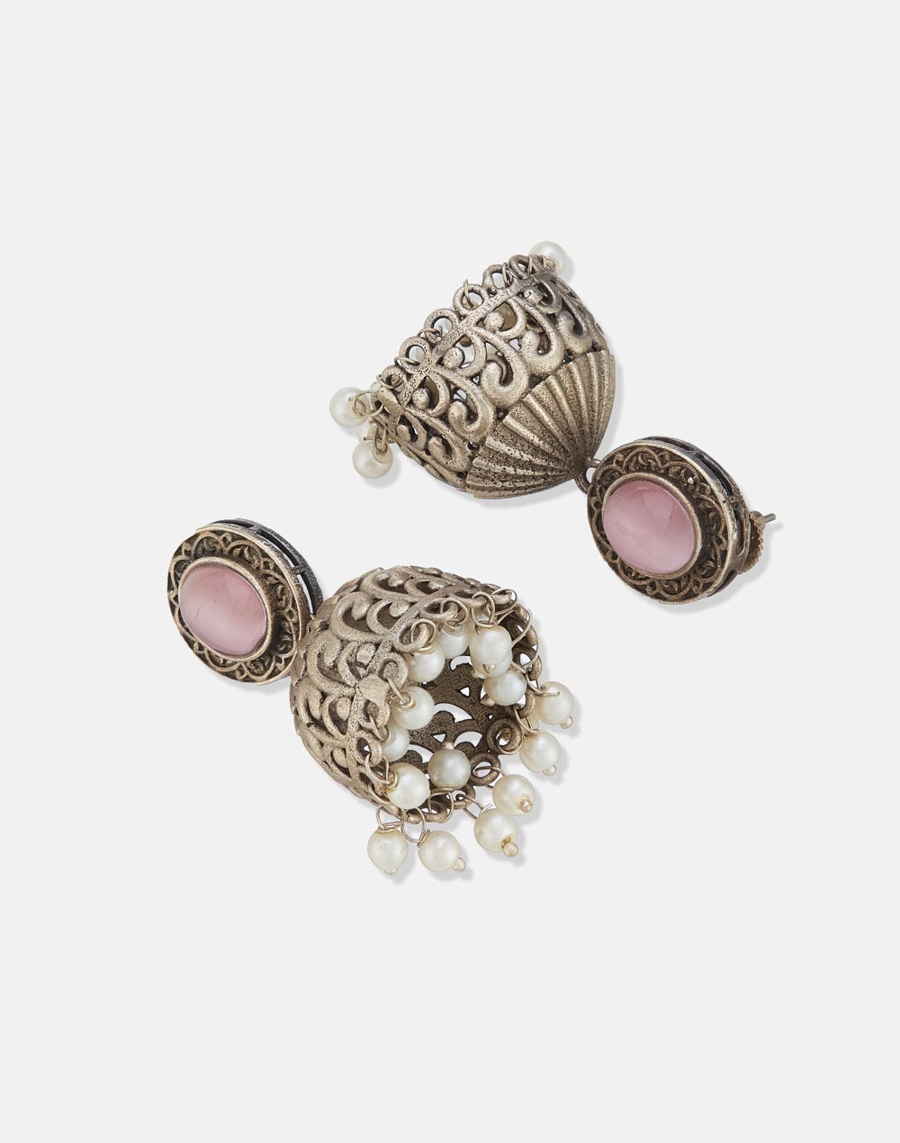 Metal Jhumka Earrings