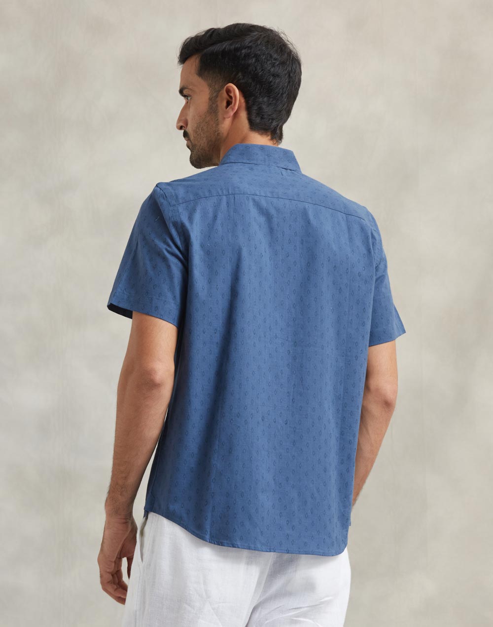 Blue Cotton Shirt