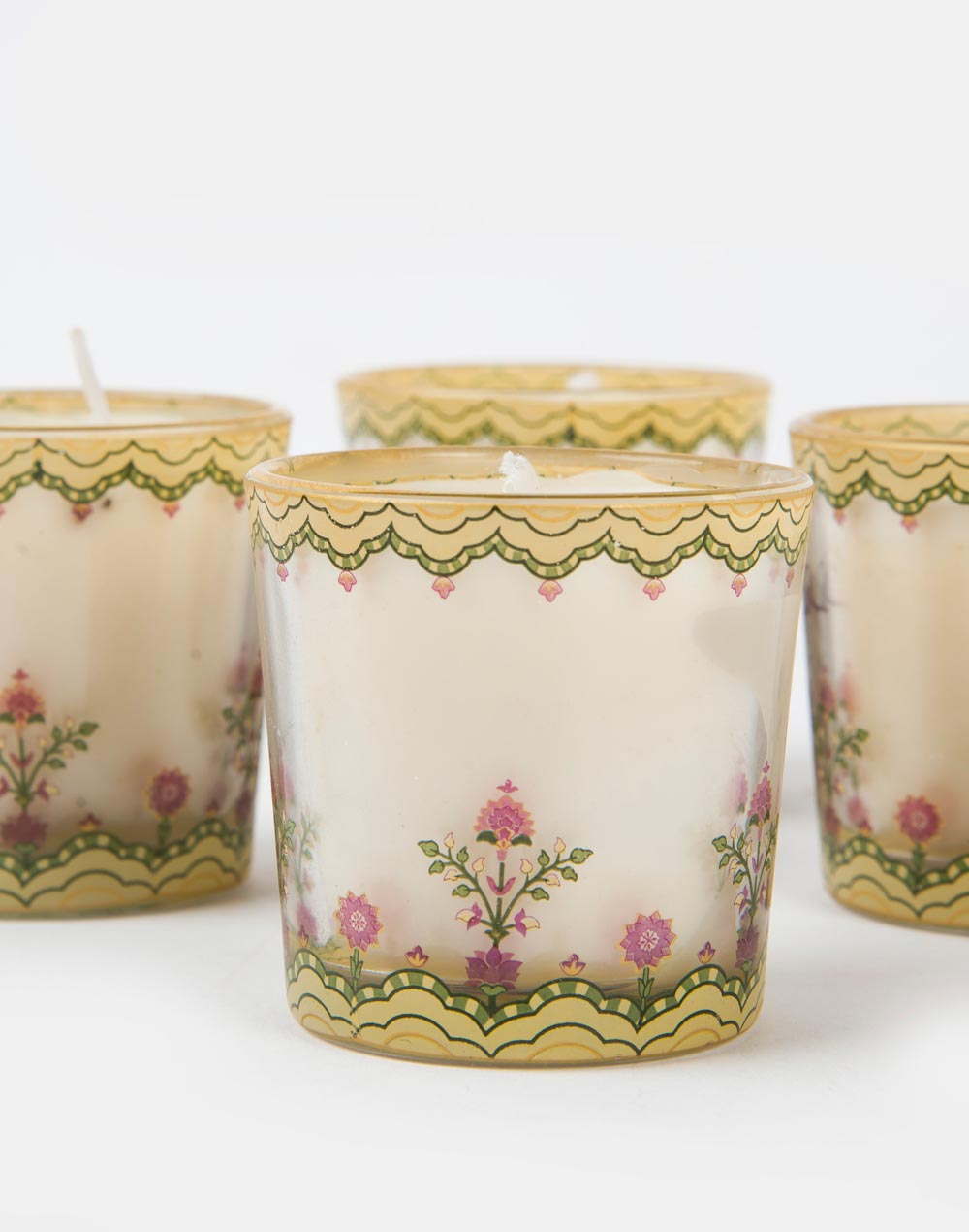 Rukmani Blown Glass Votive Holder | Set Of 4