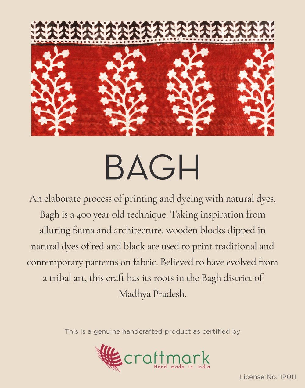 Natural Cotton Bagh Printed Salwar