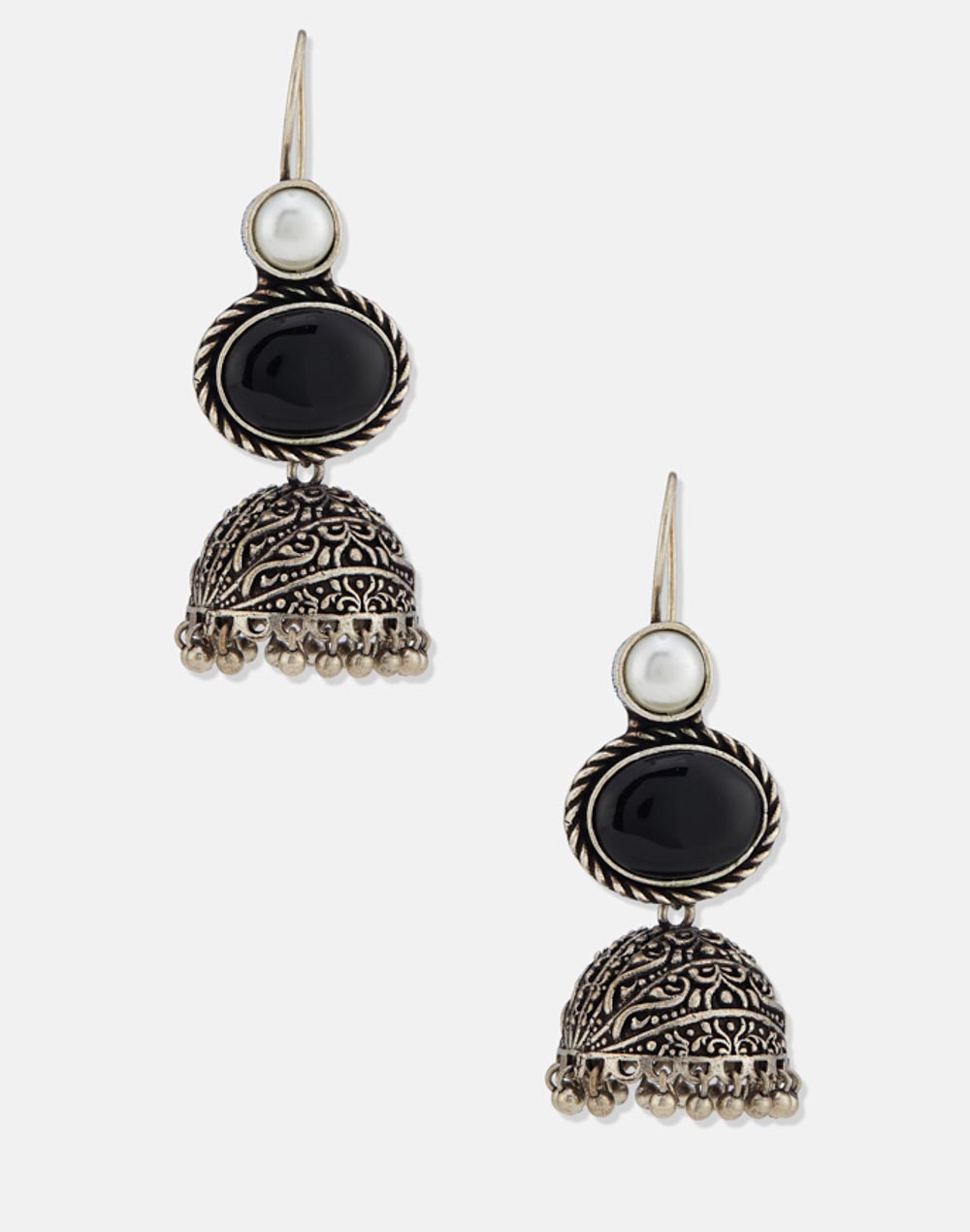 Metal Jhumka Earrings
