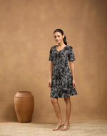 Offwhite Cotton Short Dress
