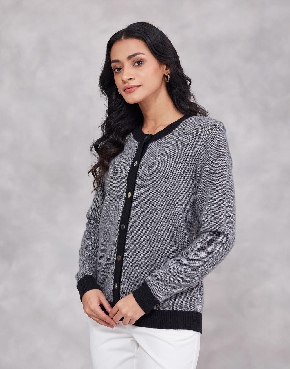 Black Wool Blend Jacket