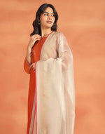 Beige Cotton Silk Blend Maheshwari Dupatta