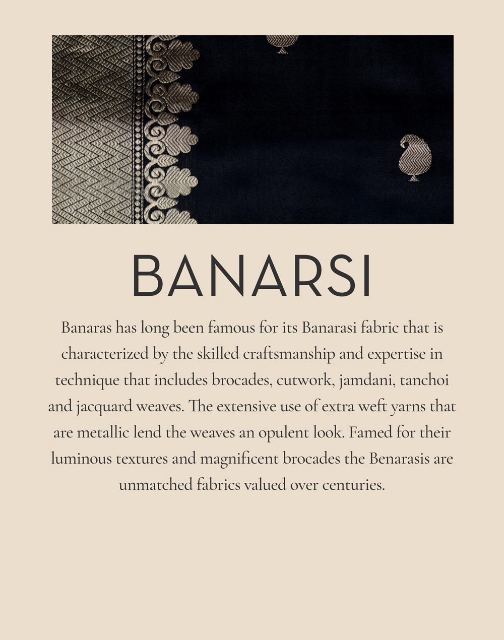 Blue Cotton Silk Blend Banarsi Sari