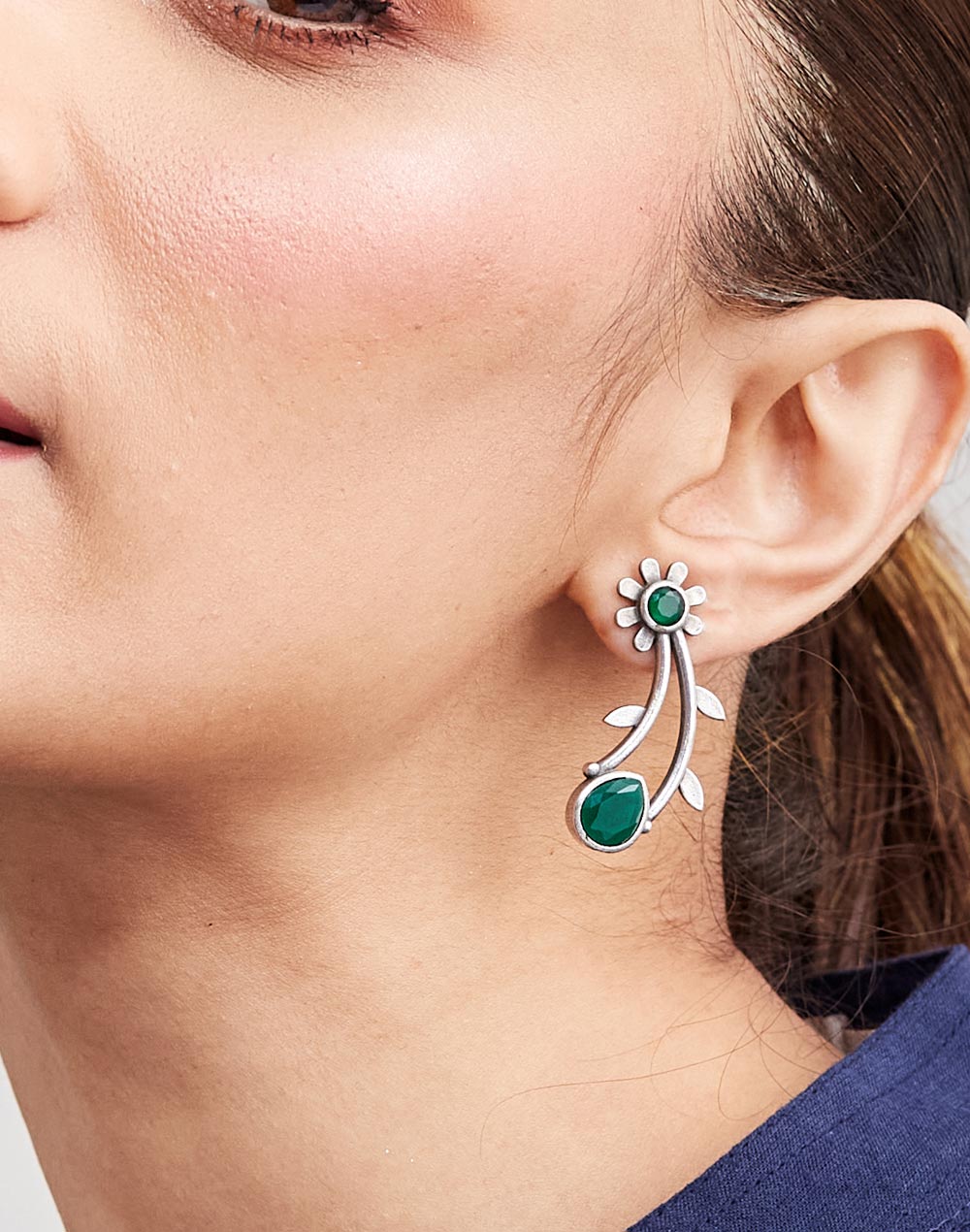 Metal Studs Earrings