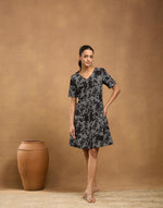 Offwhite Cotton Short Dress