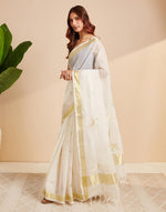Natural Cotton Woven Wonders Blend Sari