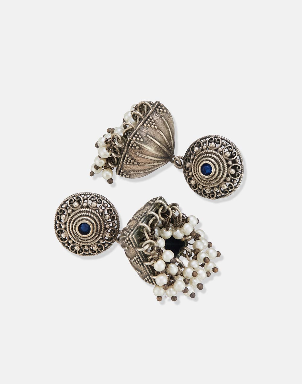 Metal Jhumka Earrings