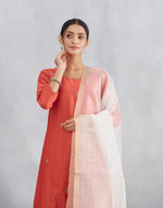 Natural Silk Blend Hand Woven Dupatta