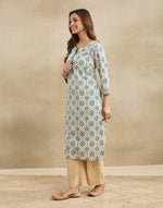 Natural Cotton Long Kurta