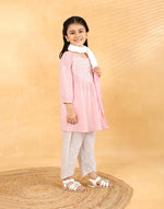 Pink Cotton Chikankari 3pc Salwar Set