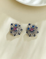 Metal Stud Earrings