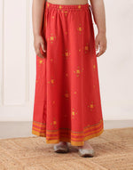 Pink Cotton Dobby 3pc Lehenga Set