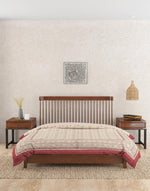 Offwhite Mihika Printed Cotton Quilt