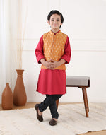 Yellow Cotton Silk Blend Cutwork Jacket