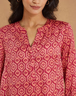 Pink Rayon Blend Tunic