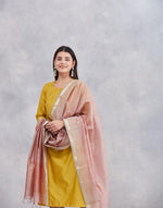 Pink Cotton Silk Blend Dupatta