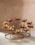 Golden Raivath Metal Tlite Holder