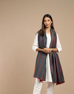 Turquoise Wool Shawl